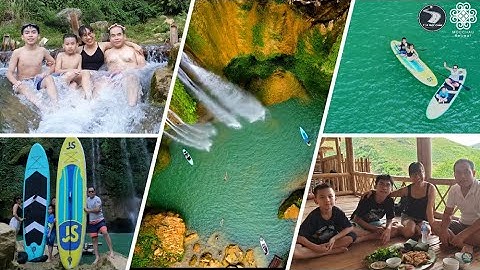 Chèo thuyền sup tại thác Nàng Tiên  - MOCCHAU RETREAT ADVENTURE TOUR