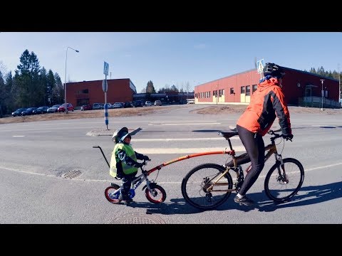 kids bike tow bar