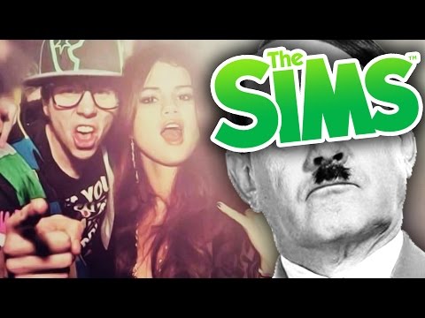 DUELO DE BAILE CON HITLER Y SELENA | Sims 4