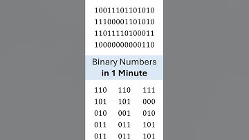 Binary Numbers Explained in 1 Minute #math #maths #engineering #computer