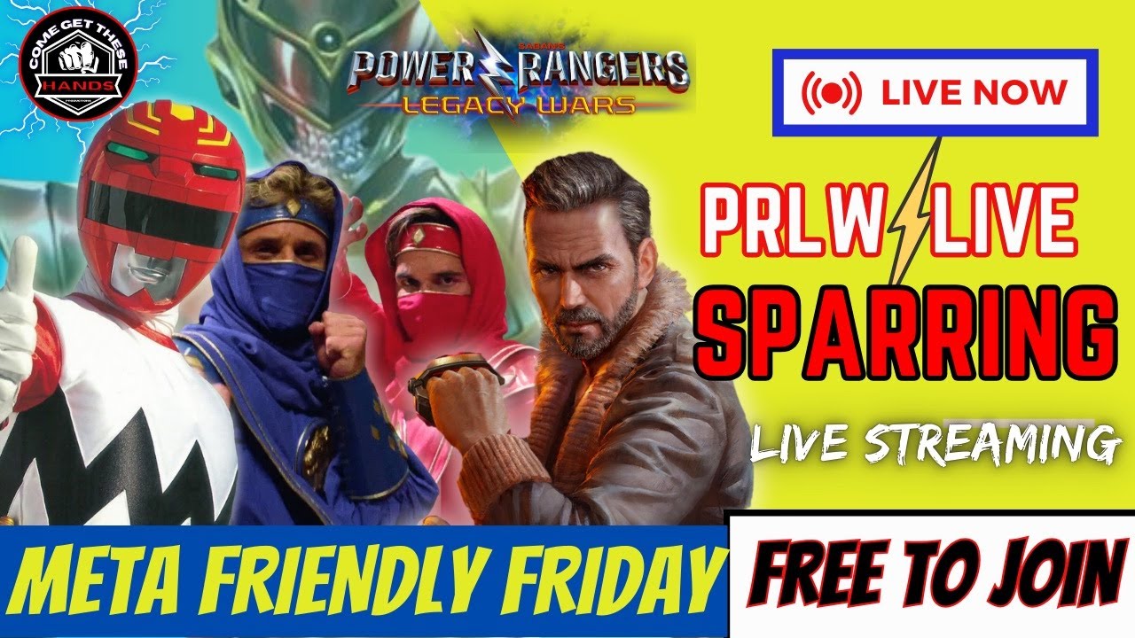 Power Rangers Legacy Wars ⚡️| Open Practice and Sparring | Meta ...