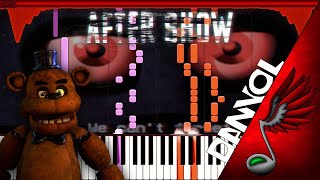 [FNAF SONG] TryHardNinja - After Show (Piano Tutorial by Danvol) - Synthesia HD