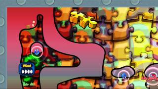 Worms 2 Armageddon - Puzzle Campaign Level 17 Guide HD