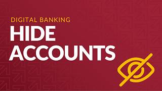 Hide or Unhide Accounts with KTVAECU Digital Banking