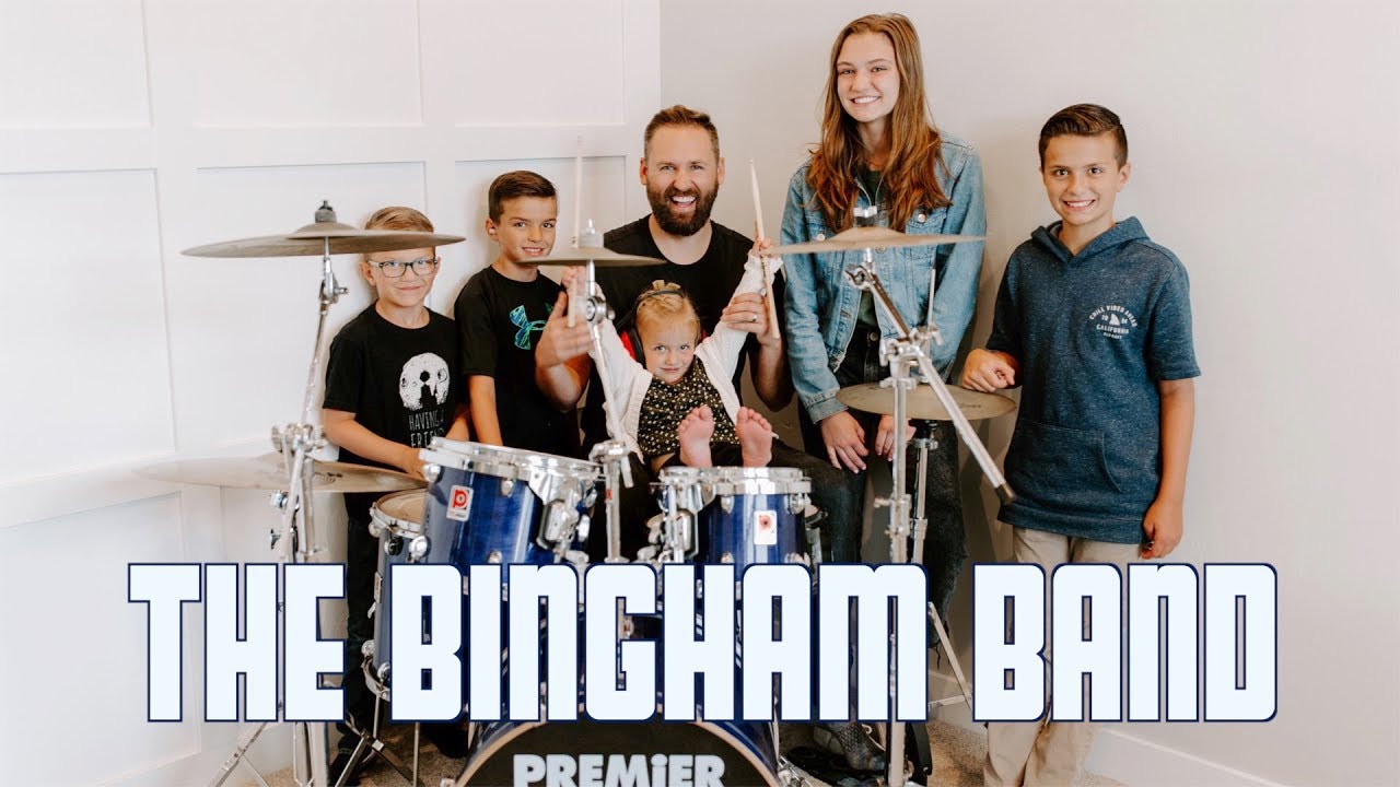 THE BINGHAM BAND | DRUM LESSONS | MOM OVERSLEEPS!