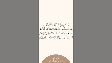 إستمع وأقرأ سورة النبإ الآيات من ٣٨ إلى ٤٠ الشيخ إبراهيم الأخضر