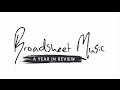 Teaser broadsheet music year in review