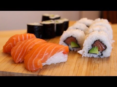 Video: Sushi Mit Lachs