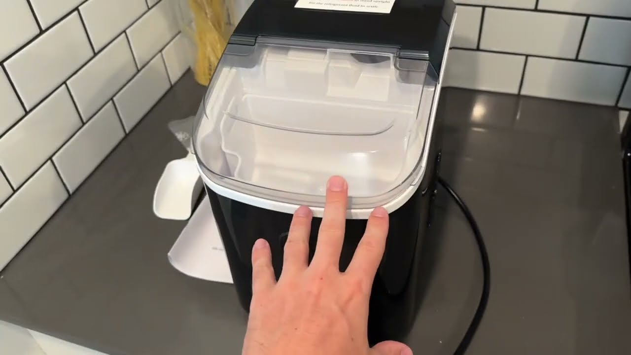 Cowsar Nugget Ice Maker Countertop, Chewable Pebble Ice Machine Review 