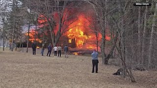 Small plane crashes into home outside Minneapolis