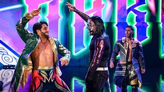 Jeff Hardy, Mansoor \& Mustafa Ali Funny Entrance: WWE Raw, Sept. 27, 2021