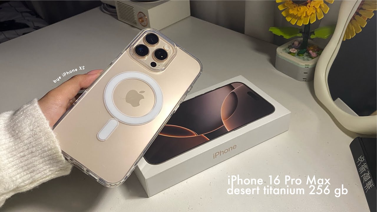 メ*カ様 iphone16promax desert titanium JUNK NEW iPhone 16 Pro Max - Desert Titanium Unboxing! - YouTube
