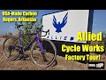 Allied Cycle Works Factory Tour! USA-Made Carbon Bicycles - Rogers, Arkansas