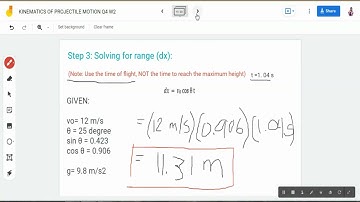 KINEMATICS OF PROJECTILE MOTION | Science 9 Quarter 4: Week 2 Computation Part | PART 2