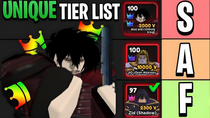 UPDATED] *NEW* TRADING TIER/VALUE LIST! Anime Adventures 