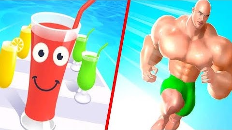 🎮Muscle Rush vs Juice Run All Levels - New Max Level Android,Ios Mobile Gameplay