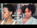 1 Year Natural Hair Journey! | LOTS OF PICS & VIDEO