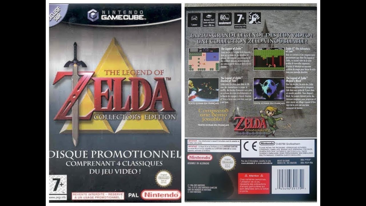 Legend Of Zelda - Disque Promotionnel Collector - GameCube - NEUF Sous Blister FR