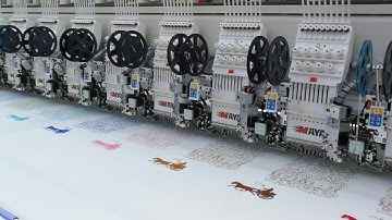 FU-924 MAYA flat ultra high speed embroidery machine. at yangkai1981@vip.qq.com or +86-13002630240