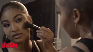 Shenseea gives make-up tutorial