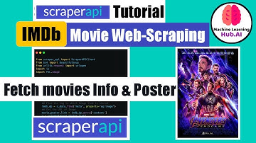 Scraper API Tutorial | Fetch IMDB Movie Poster & Info | #IMDB #WebScraping