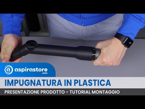 Come montare impugnatura in plastica su tubo flessibile di aspirapolvere centralizzato