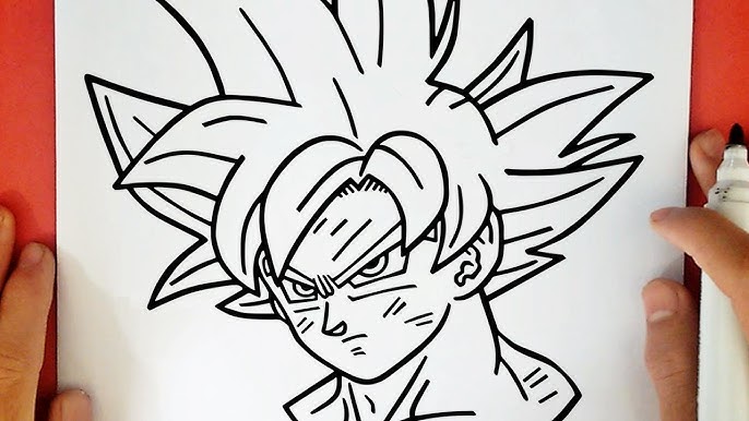 Como Desenhar o Goku — 19 Passos para o Desenho Perfeito, by Camilabbmc