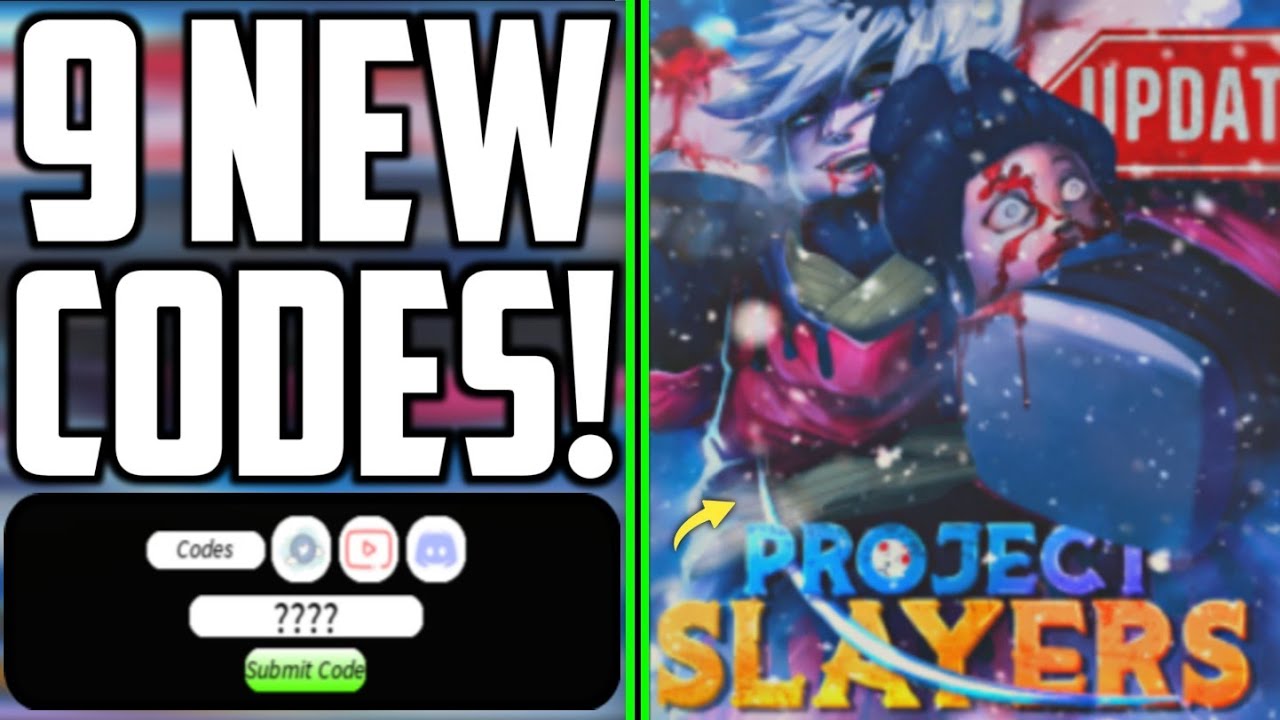 ALL NEW CODES In Project Slayers update 1.5 