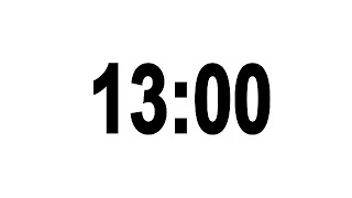13 Minute Countdown Timer with Alarm