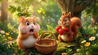 The Missing Strawberry Pebi Episode 2 Cute Hamster Cartoon