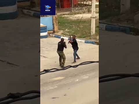 Shameful! Delta Police, Airforce Personnel In A Public Brawl