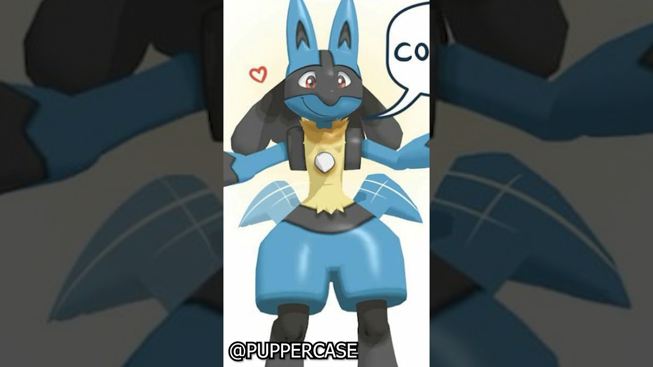 You CANNOT Hug Lucario! 😨 #pokemon #lucario #pokemonmemes