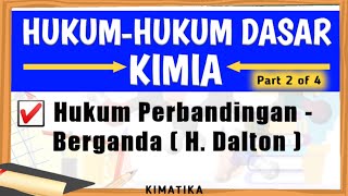 Hukum Dasar Kimia | Dalton | Kimia Kelas 10