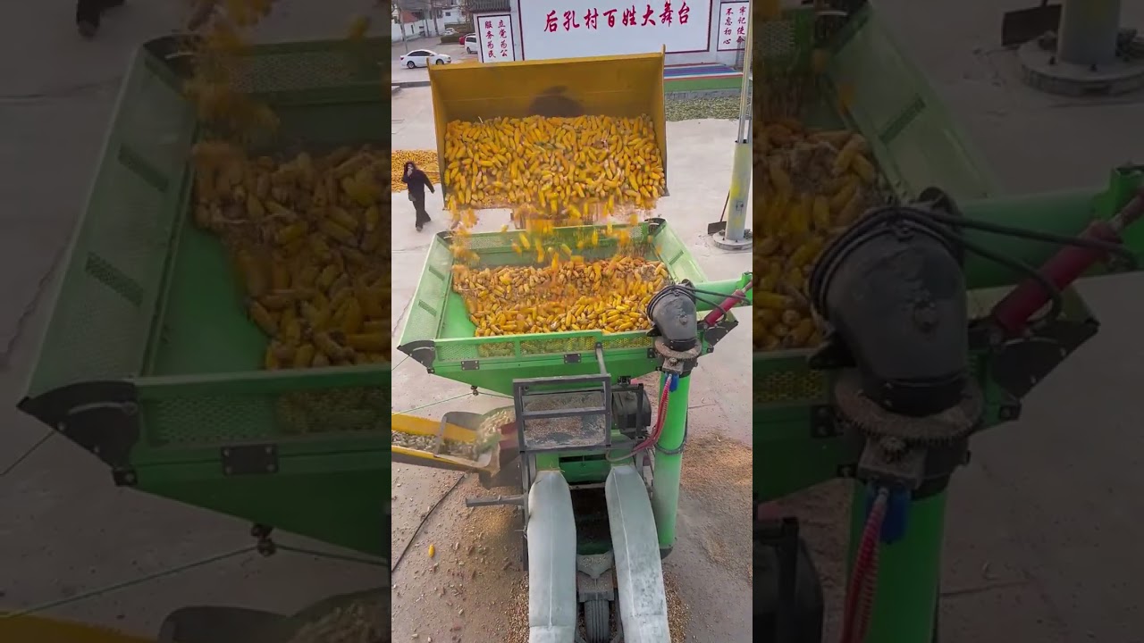 ccc.Corn thresher, loader-loaded corn thresher 
