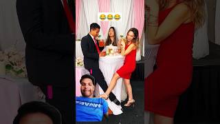 😱😱cheaters put something in brides drink #shorts
