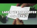 Laser Printing Tutorial - Laser Heat Transfer on Stainless Jug/Sports Bottle using OKI printer