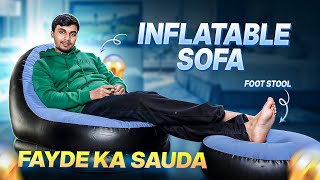 Inflatable Sofa Unboxing | Portable Inflatable Sofa Review | Inflatable Sofa| Inflatable Sofa Review