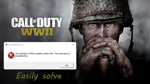 Call of Duty WWII 2017 couldn