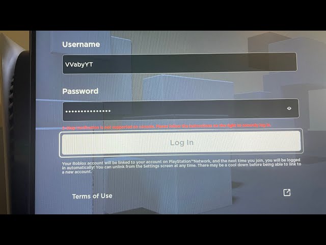 Roblox PS4/PS5: How to Fix Login Error Code: “2-Step Verification is not  supported on console.” 