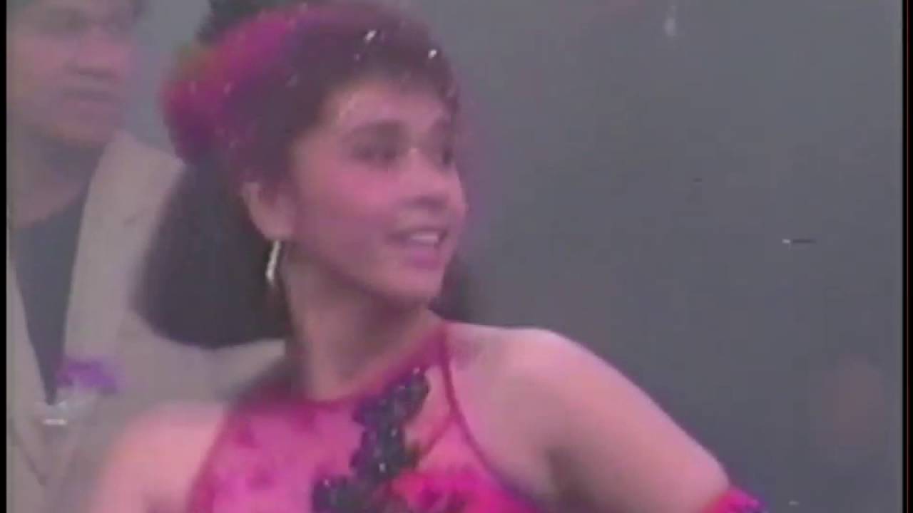 Television's sultry siren Alma Moreno opening number Liberte