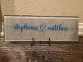 How to Make Etched Glass Tile Signs