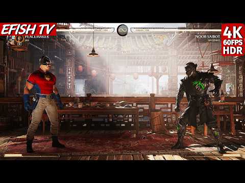 Peacemaker & Jax vs Noob Saibot & Shujinko (Hardest AI) - Mortal Kombat 1