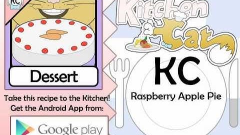 Raspberry Apple Pie - Kitchen Cat