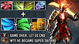 CRAZY FAST Max Attack Speed 900 XPM/GPM Desolator Lvl 2 Juggernaut vs QoP Late Epic Comeback Dota 2