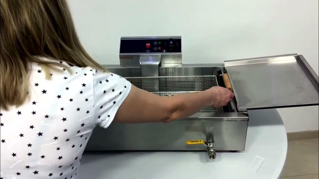 Чебуречница 16л HURAKAN HKN EF16 - YouTube