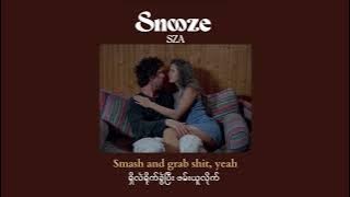 Download lagu [MMSUB] Snooze - SZA