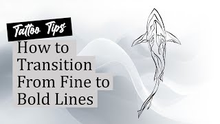 Transforming a Simple Shark Tattoo with Dynamic Linework
