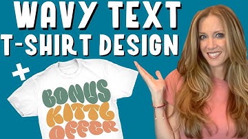 THIS is the EASIEST way to Design WAVY TEXT (PLUS $10,000 Niche Revealed)