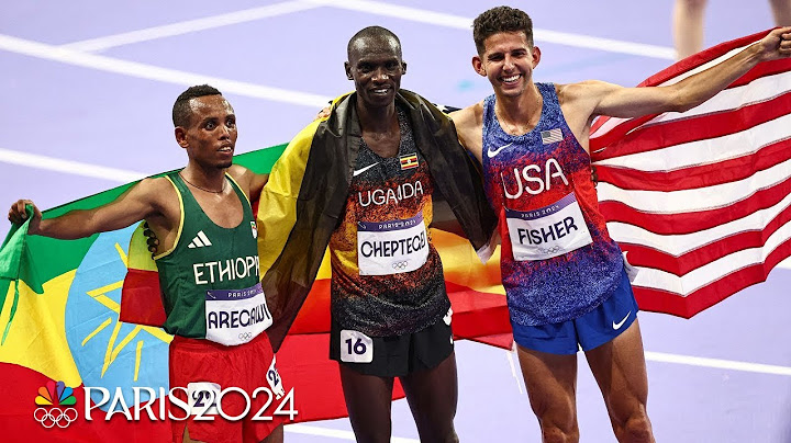 Uganda's Cheptegei sets OR, American Fisher surges to bronze in men's 10,000m | Paris Olympics