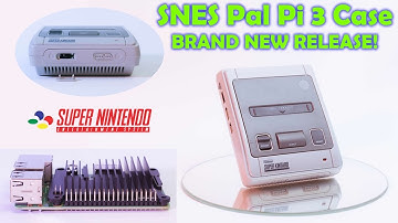 First Look SNES European PAL Raspberry Pi 3 Case - AMAZING!